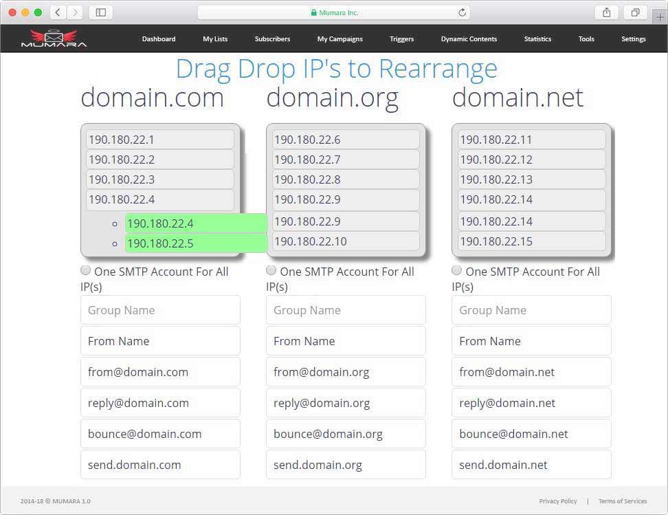 Multi SMTP/MTA- IP Rotation