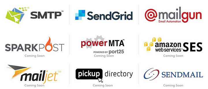 Integrated With Majority Of Globally Accepted Email Relay Services